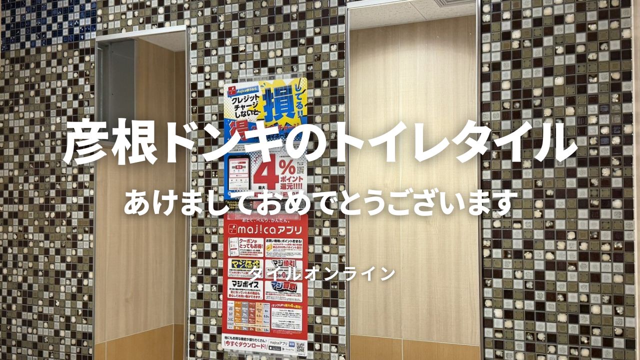 彦根ドン・キホーテのトイレタイル