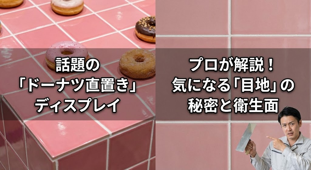 i'm donuts?さんのタイル直置きドーナッツ