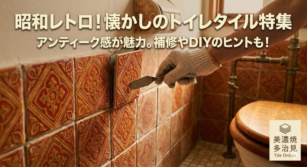 昭和レトロなトイレタイル特集