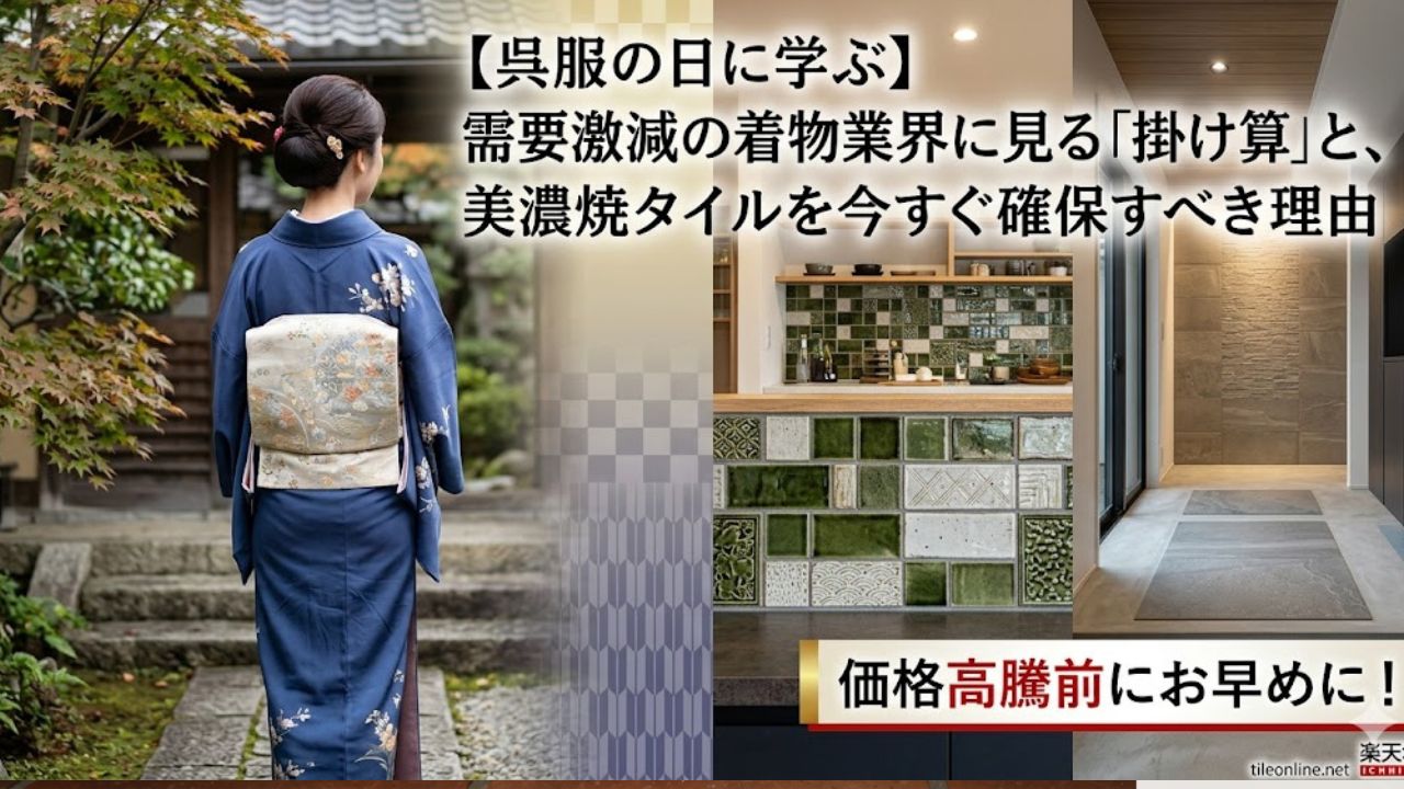 呉服の日とタイル