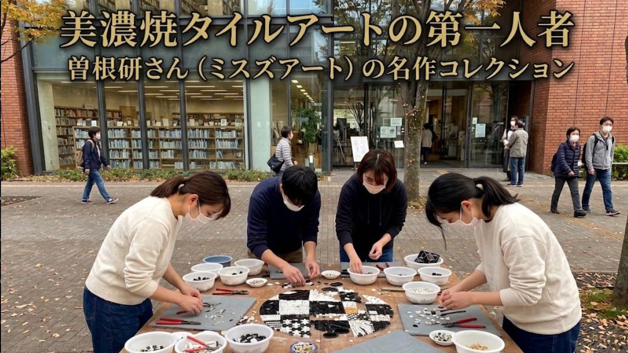 曽根研さんのタイルアート特集